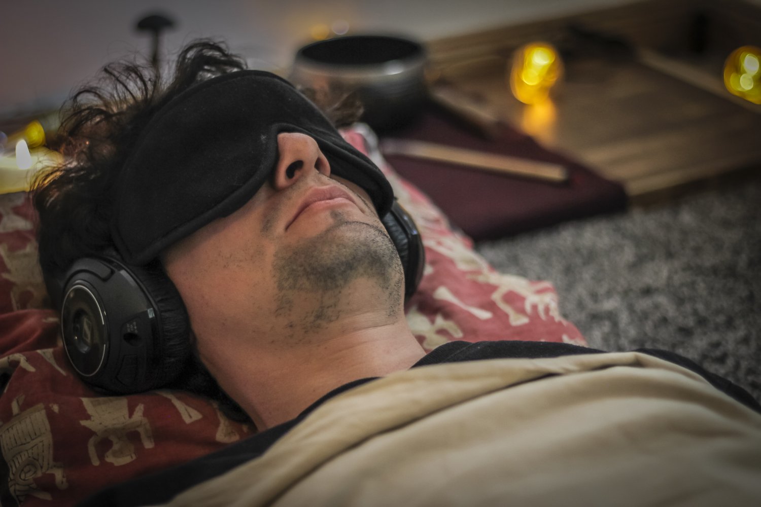Guided psychedelic therapy session